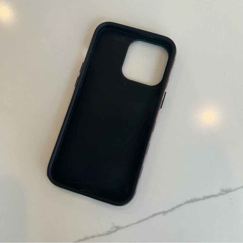 iPhone 13 Pro Phone Case‎ in Designer Checkerboard pattern, Matte Brown